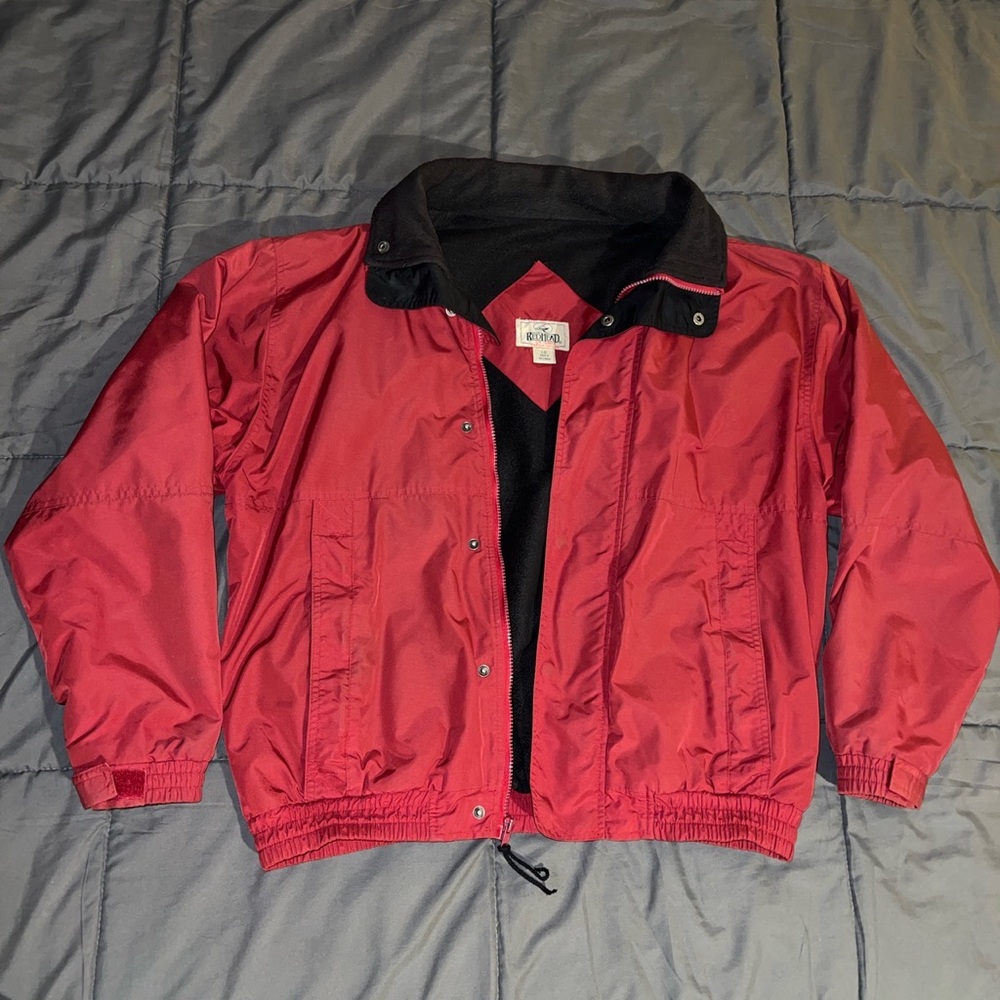 Vintage 90s RedHead brand Outdoor Red Jacket